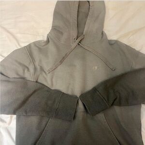 Grey Champion hoodie with a nice fade